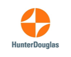 Logomarca da Hunter Douglas que é um dos clientes da Magma Digital
